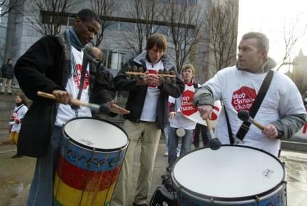 Parade for the Planet - samba drums